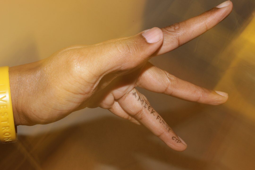 celebrity small gesture close up