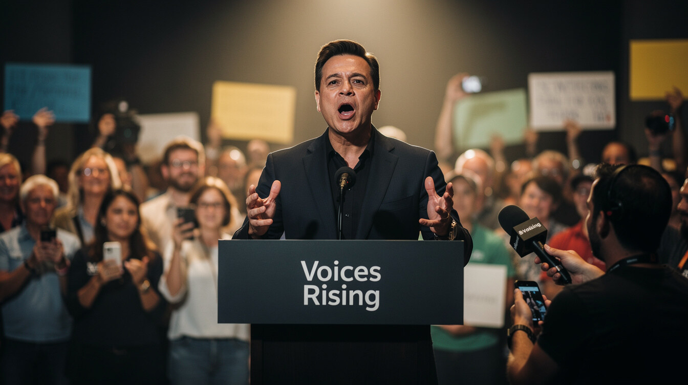 celebrity speaking at event